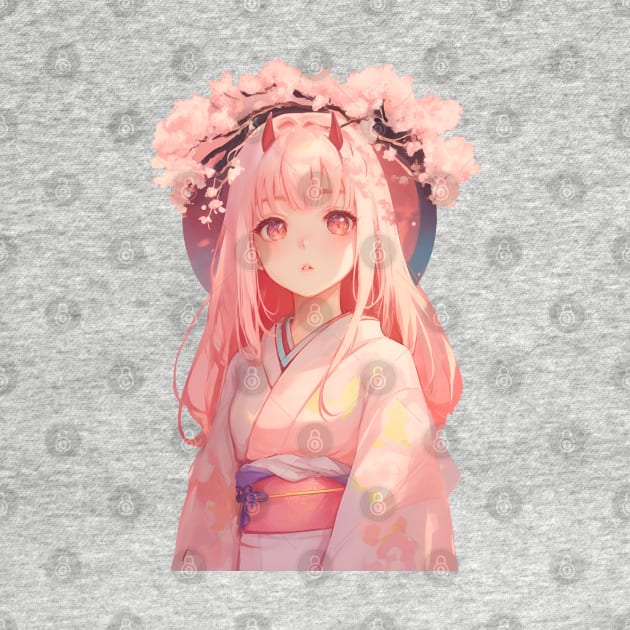 Zero Two Cherry Blossoms by Selene’s Designs